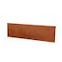 Kantopsluiting Single 300x10 cm Corten