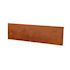 Kantopsluiting Single 300x16,5 cm Corten