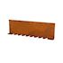 Kantopsluiting Single flex (flg) 300x16,5 cm Corten