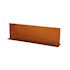 Kantopsluiting Double (flg) 300x16,5 cm Corten