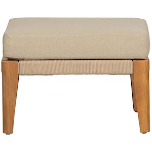 San Remo Hocker 63x63x31 cm Teak Zand