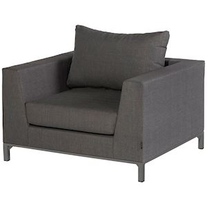 Sicilië Fauteuil 60x88x100 cm Stone Grey