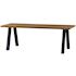 Tablo Outdoor Eettafel Ayous Naturel Met A-Poot Metaal (Fsc)