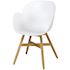 Tulip Fauteuil Teak Wit