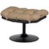 Vive Hocker Outdoor Rattan Zand / Zwart