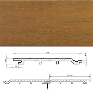 WEO Essential 17,3x1,5 cm Teak