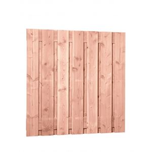 Scherm Douglas fijnbezaagd 15 planks 19 mm 180x180 cm onbehandeld