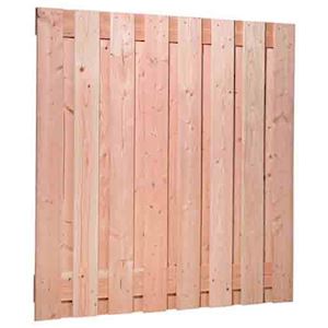 Scherm Douglas geschaafd 17 planks 18 mm 180x180 cm onbehandeld