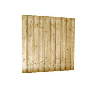 Scherm Jumbo Vuren geschaafd 17 planks 15mm 180x180 cm groen geïmpregneerd