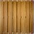 Scherm hardhout Keruing 15+3 planks 180x180 cm Premium