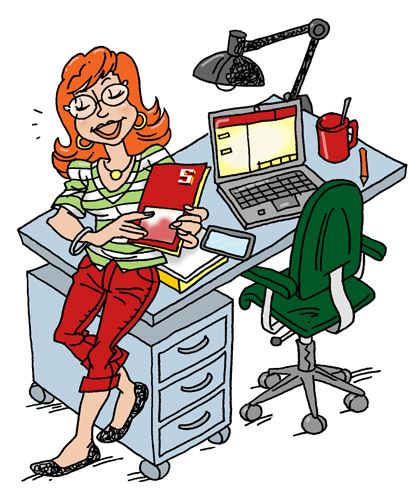 cartoon-kantoormedewerker-vrouw-420x501